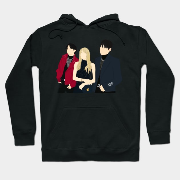 kim taehyung Lisa park bo gum Hoodie by kart-box